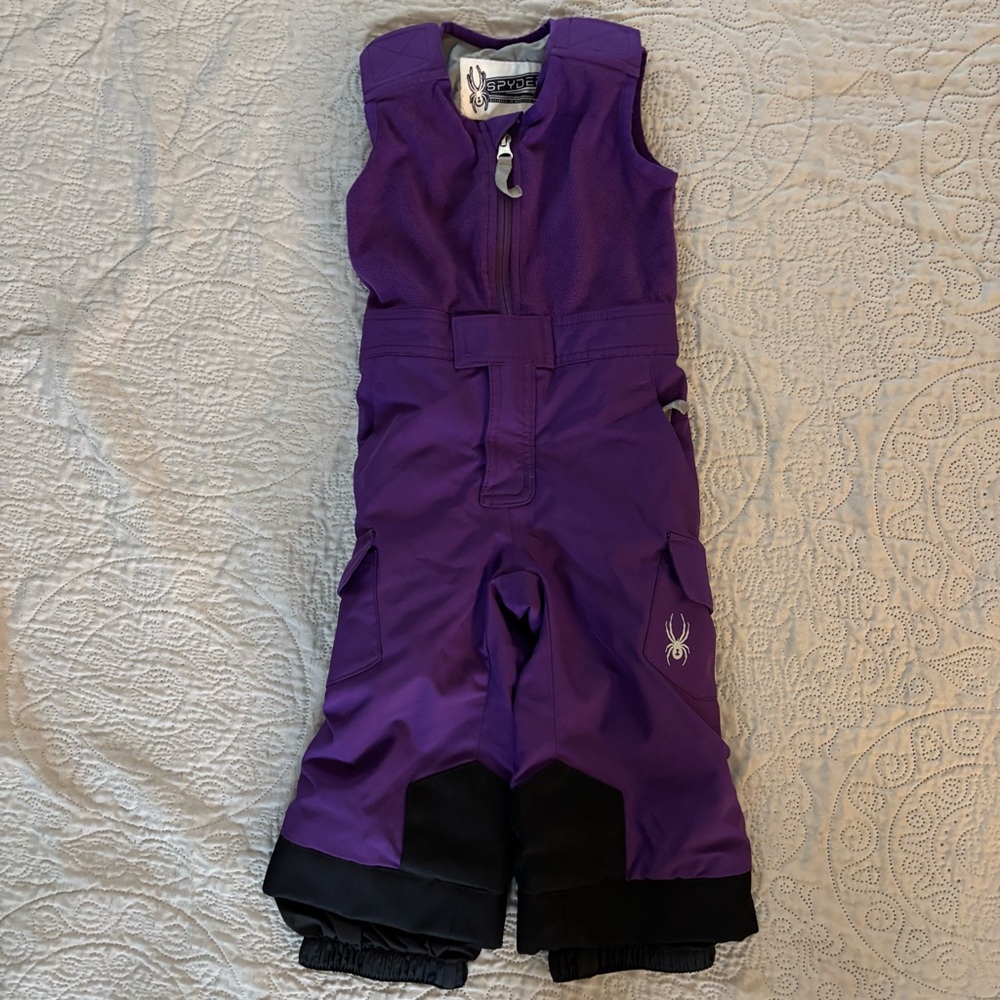 Spyder Purple Winter Bib